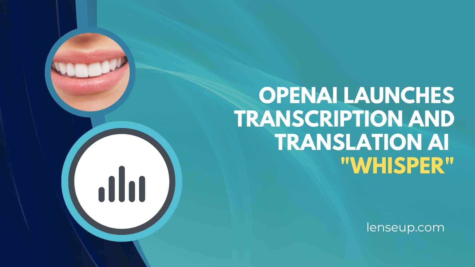 OpenAI Releases Open-Source 'Whisper' Transcription and